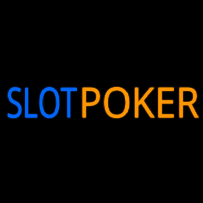 Slot Poker 2 Neontábla