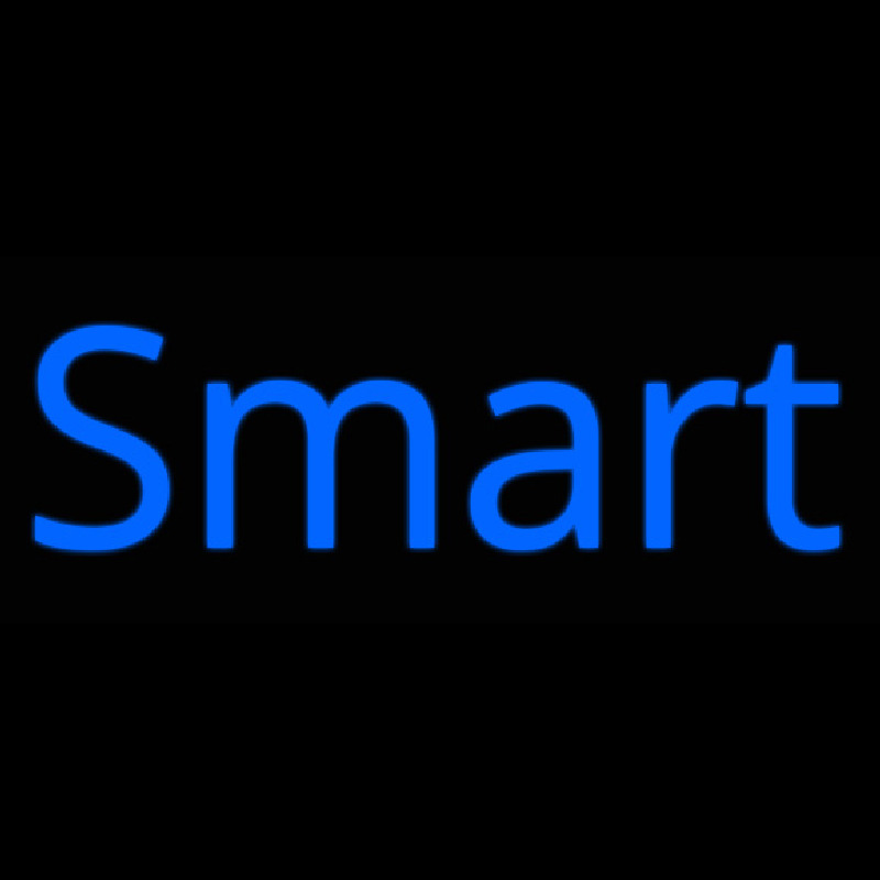 Smart Blue Neontábla