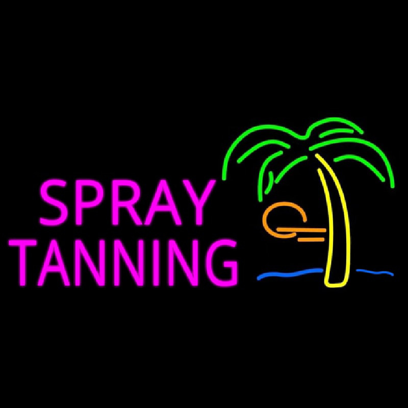 Spray Tanning Neontábla