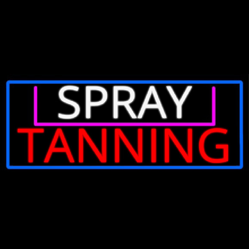 Spray Tanning Neontábla