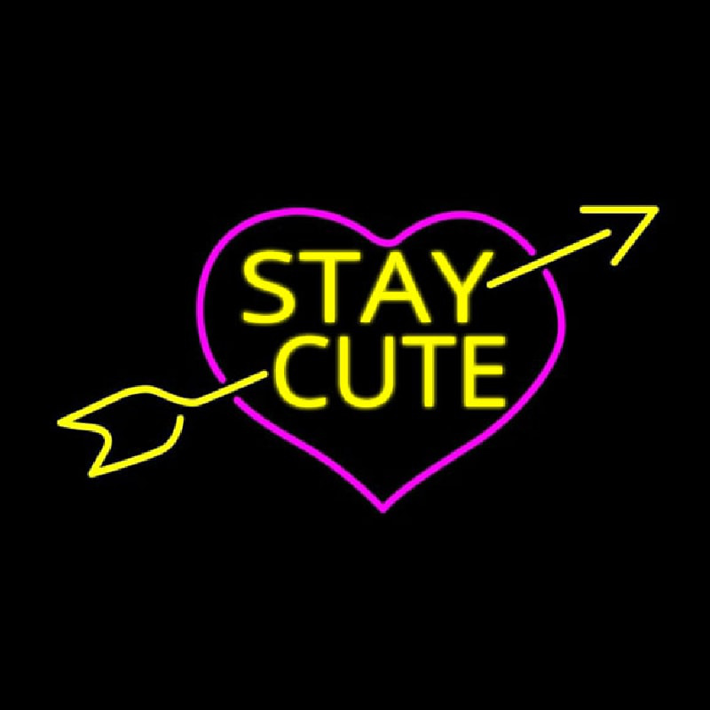 Stay Cute Neontábla