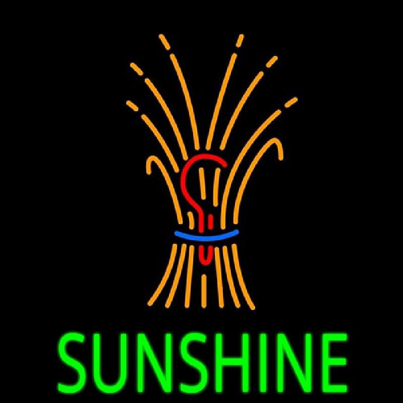 Sunshine With Logo Neontábla