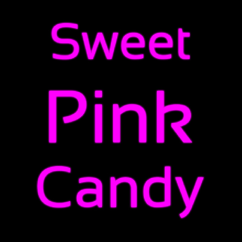 Sweet Pink Candy Neontábla