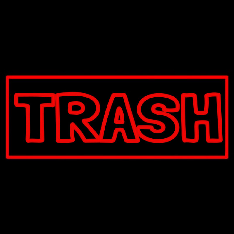 Trash Neontábla