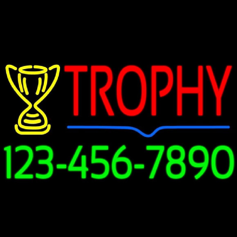 Trophy Neontábla