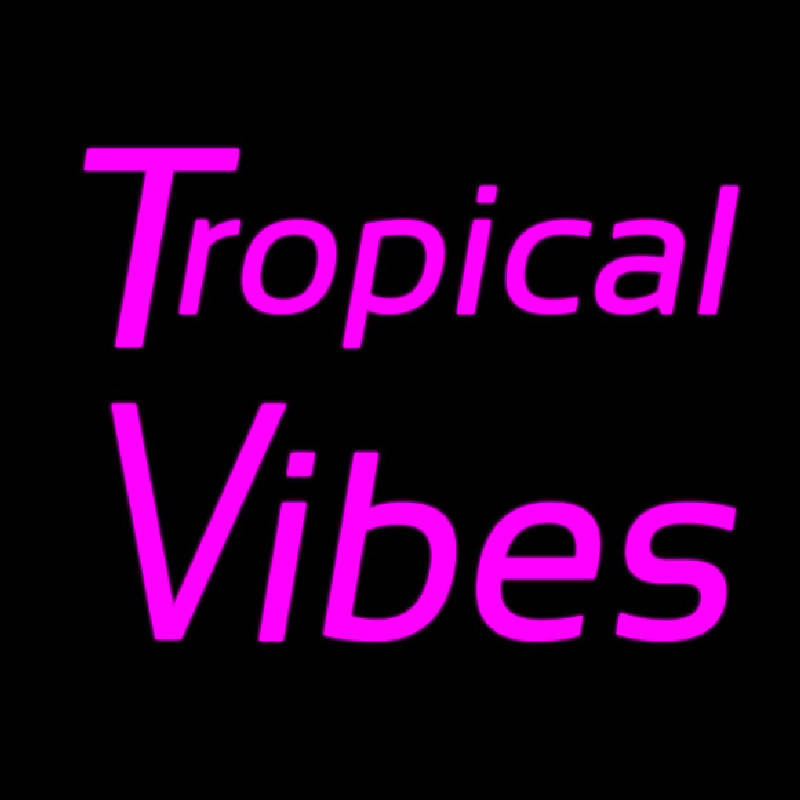 Tropical Vibes Neontábla