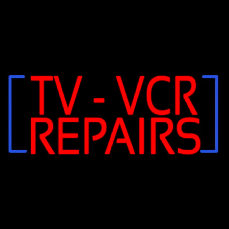 Tv Vcr Repair Neontábla