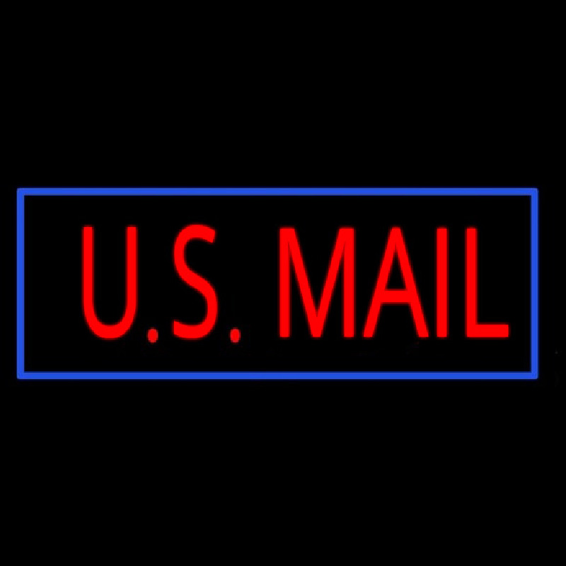 Us Mail Neontábla