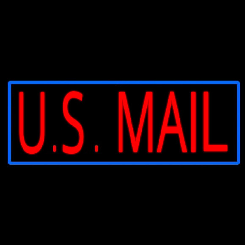 Us Mail Neontábla