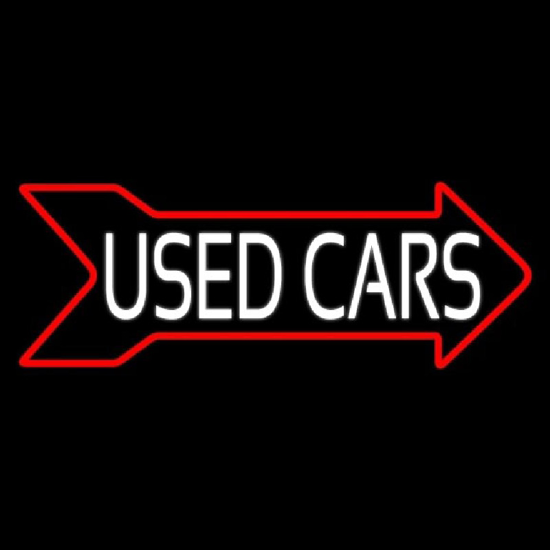 Used Cars Arrow Neontábla