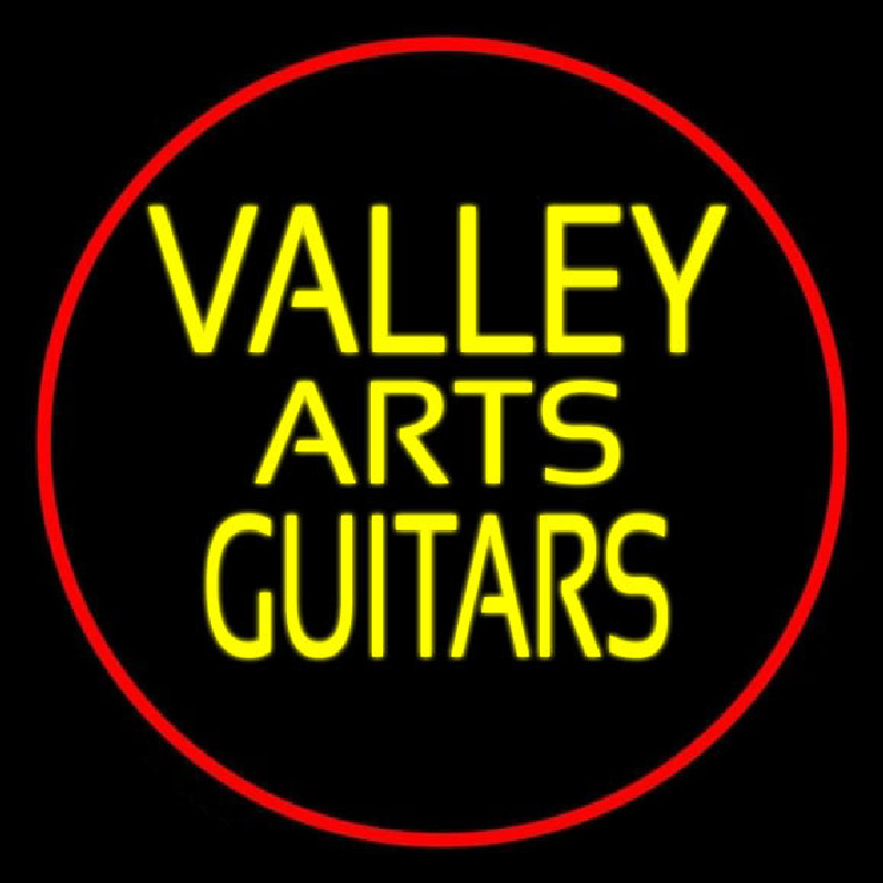 Valley Arts Guitars Logo 1 Neontábla