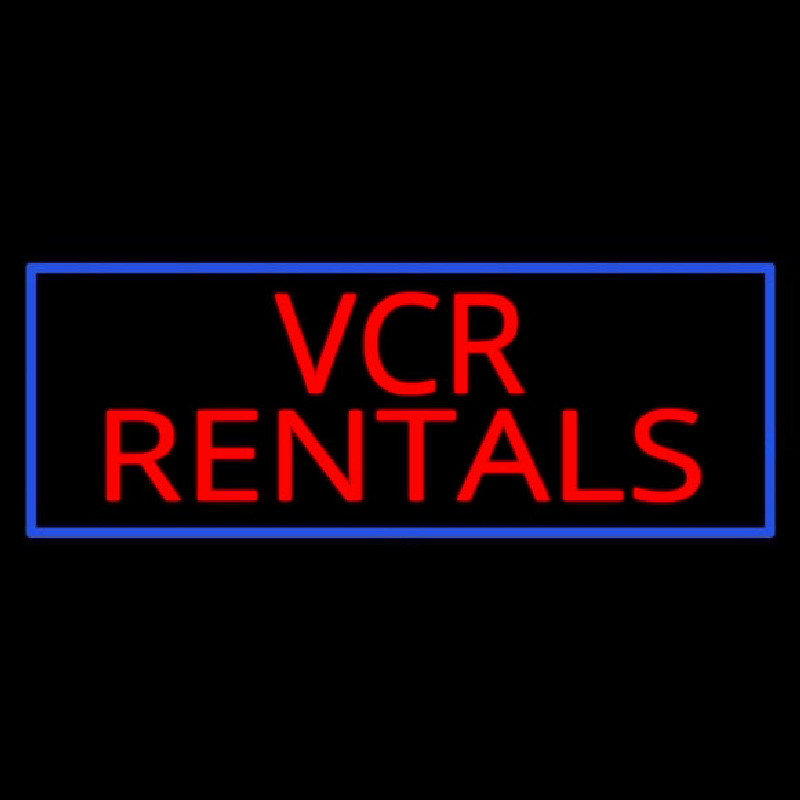 Vcr Rentals Neontábla