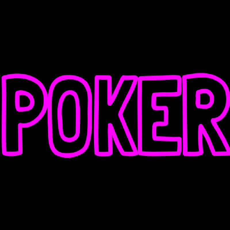 Vertical Poker 2 Neontábla