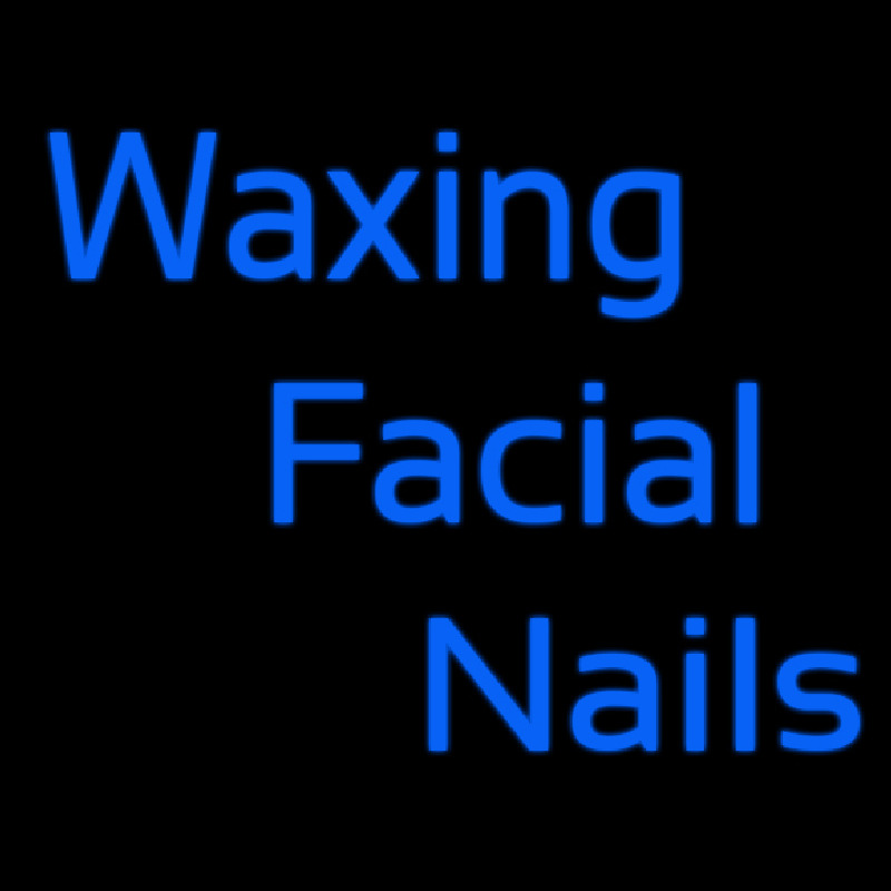 Wa ing Facial Nails Neontábla