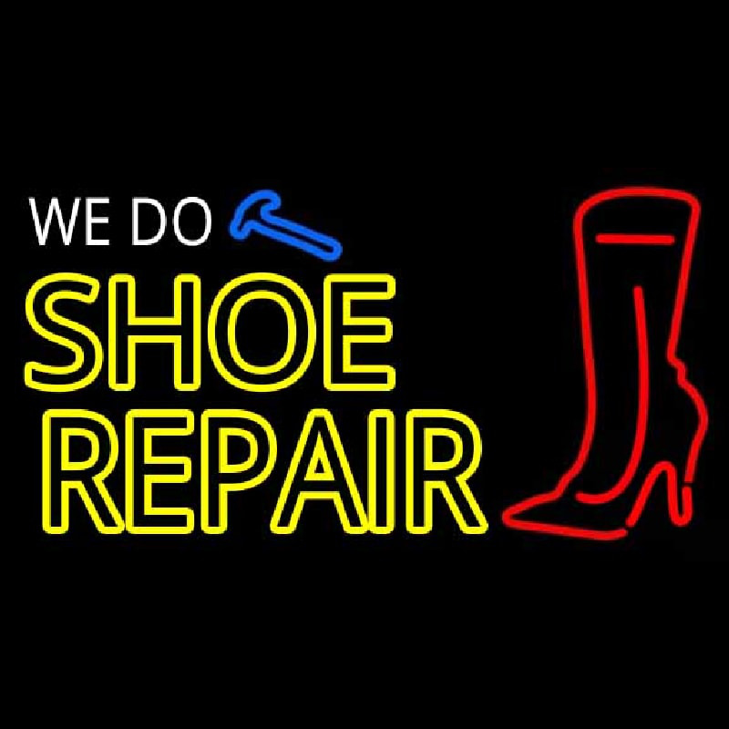 We Do Shoe Repair Neontábla