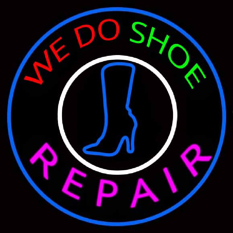 We Do Shoe Repair Neontábla