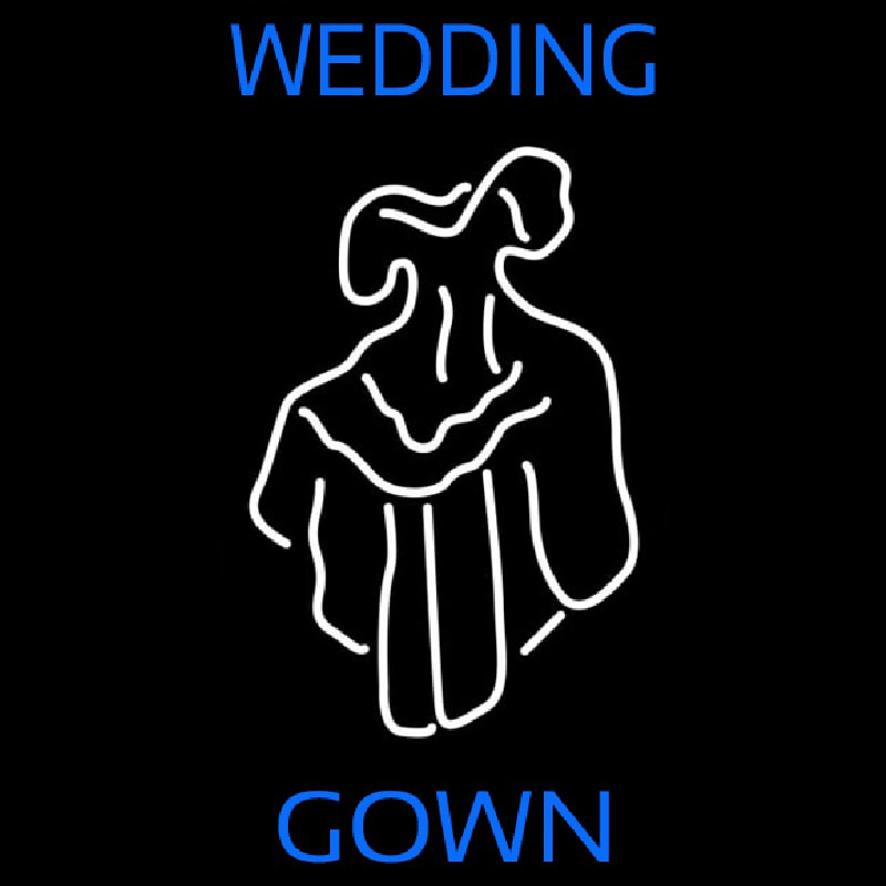 Wedding Gown Logo Neontábla