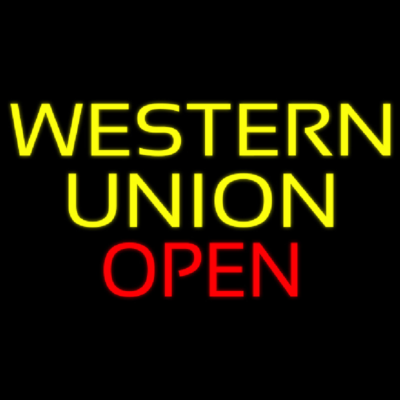 Western Union Open Neontábla