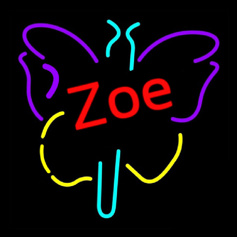 Zoe Butterfly Neontábla