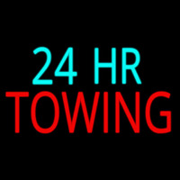 24 Hour Towing Neontábla