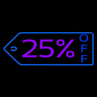 25 Percent Off Neontábla