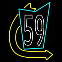 59 Road Neontábla