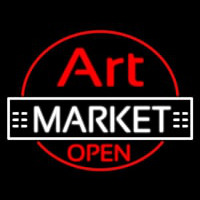 Art Market Open Neontábla