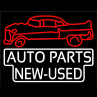 Auto Parts New Used Car Logo Neontábla