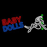 Baby Dolls Girls Strip Club Neontábla