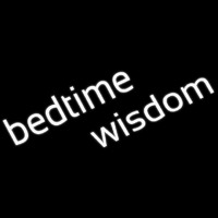 Bedtime Wisdom Neontábla