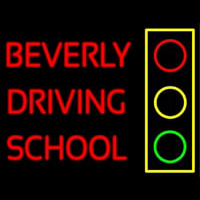 Beverly Driving School Neontábla