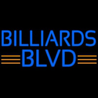 Billiards Blvd Neontábla