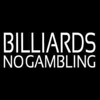 Billiards No Gambling 3 Neontábla