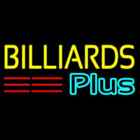 Billiards Plus 1 Neontábla