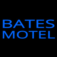 Blue Bates Motel Neontábla