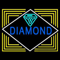 Blue Diamond Block Neontábla