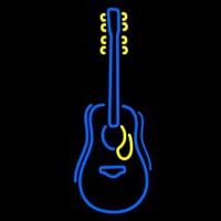 Blue Guitar Logo Neontábla