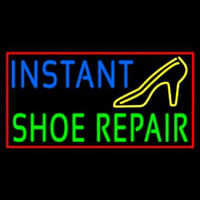 Blue Instant Green Shoe Repair Neontábla