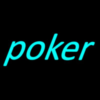 Blue Poker Neontábla