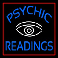 Blue Psychic Readings White Eye Neontábla