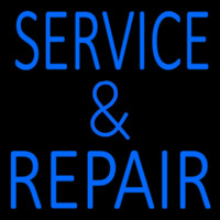 Blue Service And Repair 1 Neontábla