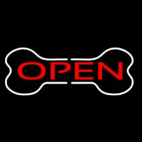 Bone Logo Open Neontábla