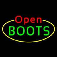 Boots Open With Border Neontábla