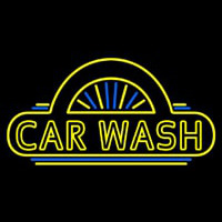 Car Wash Logo Neontábla