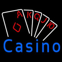 Casino Poker Hand Neontábla