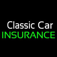 Classic Car Insurance Neontábla