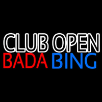 Club Open Bada Bing Neontábla