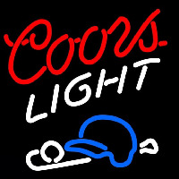 Coors Light Baseball Beer Sign Neontábla