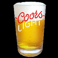 Coors Light Beer Glass Beer Sign Neontábla