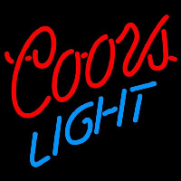 Coors Light Logo Beer Sign Neontábla